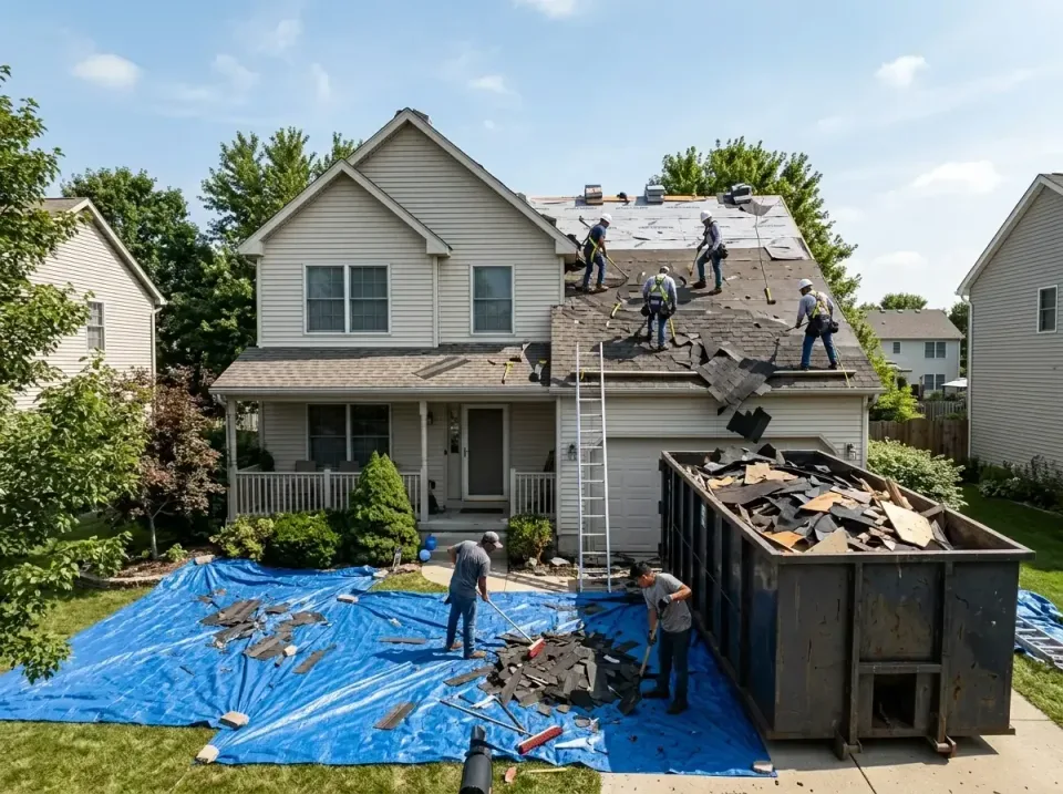roof-replacement-debris-remova-004 — frequently asked questions, Cheapest Dumpster Rentals in Ossian, IN